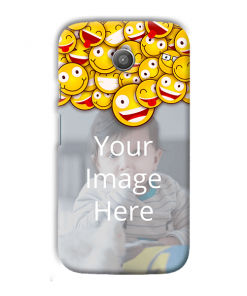 Emoji Design Custom Back Case for Motorola Moto E1 1st Gen