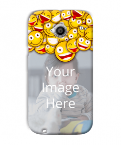 Emoji Design Custom Back Case for Motorola Moto E 2nd Generation E2