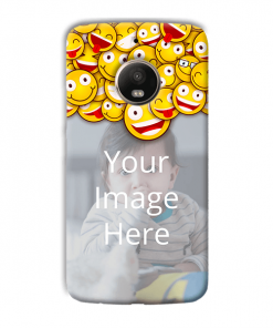Emoji Design Custom Back Case for Motorola Moto E4 Plus
