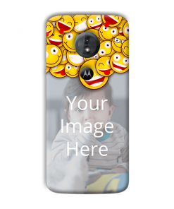 Emoji Design Custom Back Case for Motorola Moto E5 Play