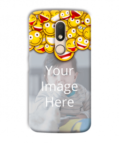 Emoji Design Custom Back Case for Motorola Moto M