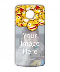 Emoji Design Custom Back Case for Motorola Moto Z Play