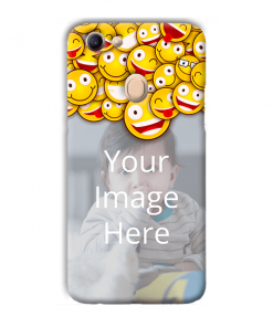 Emoji Design Custom Back Case for Oppo F7