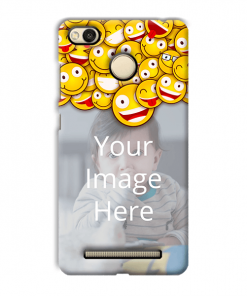 Emoji Design Custom Back Case for Xiaomi Redmi 3S Plus