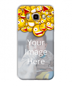 Emoji Design Custom Back Case for Samsung Galaxy J7 2016