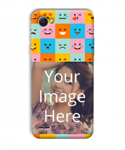 Flat Emoji Design Custom Back Case for LG Q6 Plus