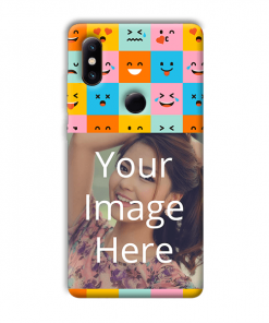 Flat Emoji Design Custom Back Case for Xiaomi Mi Mix 2S