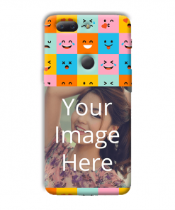 Flat Emoji Design Custom Back Case for OnePlus 5T