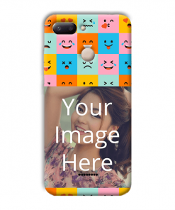 Flat Emoji Design Custom Back Case for Xiaomi Redmi 6