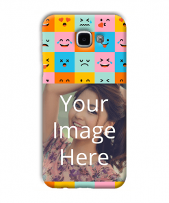 Flat Emoji Design Custom Back Case for Samsung Galaxy A8 2016