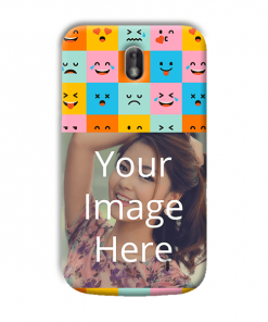 Flat Emoji Design Custom Back Case for Nokia 1