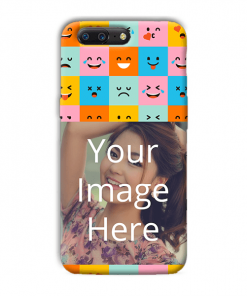 Flat Emoji Design Custom Back Case for OnePlus 5