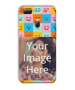 Flat Emoji Design Custom Back Case for RealMe 2