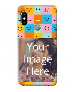 Flat Emoji Design Custom Back Case for Xiaomi Redmi Mi A2