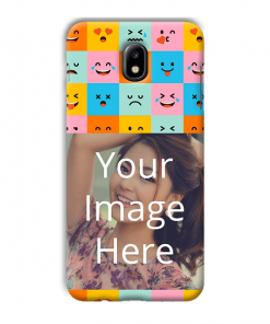 Flat Emoji Design Custom Back Case for Samsung Galaxy J7 Pro