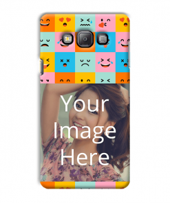Flat Emoji Design Custom Back Case for Samsung Galaxy Grand Prime