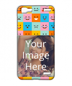 Flat Emoji Design Custom Back Case for Vivo V1 Max
