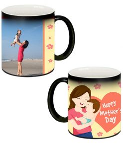 Custom Magic Mug - Black - Mother's Day Design