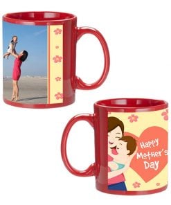 Custom Red Mug - Mother's Day Design