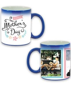 Custom Blue Magic Mug - Mother's Day Design