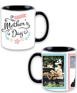 Custom Dual Tone Black Mug - Mother's Day Design