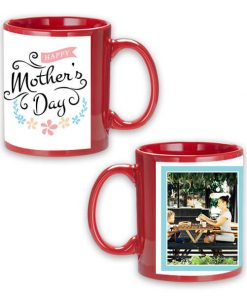Custom Red Mug - Mother's Day Design