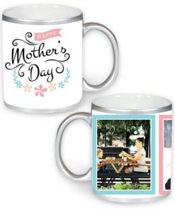 Custom Silver Mug - Mother's Day Design