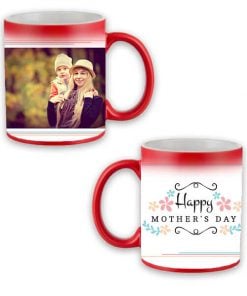 Custom Red Magic Mug - Happy Mother's Day Design