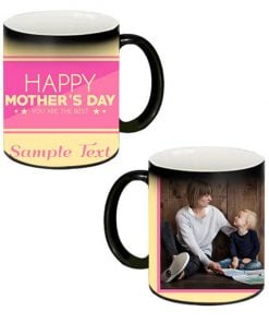 Custom Magic Mug - Black - Mother's Day Design