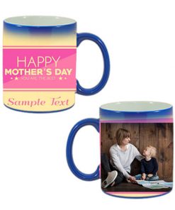 Custom Blue Magic Mug - Mother's Day Design