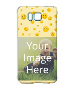 Smiley Design Custom Back Case for Samsung Galaxy Alpha