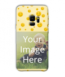 Smiley Design Custom Back Case for Samsung Galaxy S9