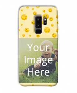 Smiley Design Custom Back Case for Samsung Galaxy S9 Plus