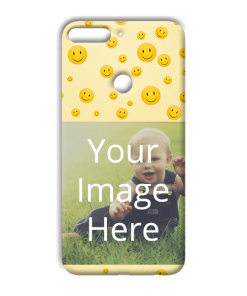 Smiley Design Custom Back Case for Huawei Honor 7C