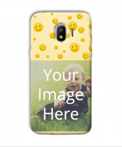 Smiley Design Custom Back Case for Samsung Galaxy J2 2018