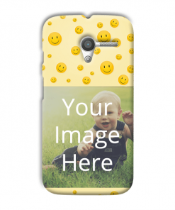 Smiley Design Custom Back Case for Motorola Moto X1 1st Gen