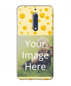Smiley Design Custom Back Case for Nokia 5
