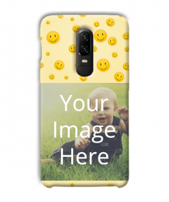Smiley Design Custom Back Case for OnePlus 6