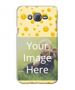 Smiley Design Custom Back Case for Samsung Galaxy J1