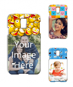 Emoji Design Custom Back Case for Samsung Galaxy S5 Mini