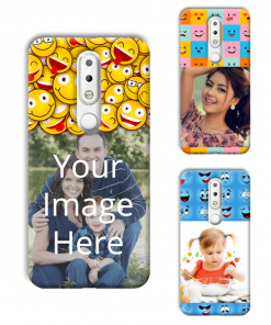 Emoji Design Custom Back Case for Nokia 6.1 Plus