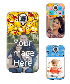 Emoji Design Custom Back Case for Samsung Galaxy S4 Mini