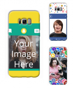 Social Media Design Custom Back Case for Samsung Galaxy S8