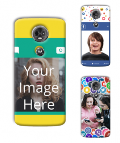 Social Media Design Custom Back Case for Motorola Moto E5 Plus