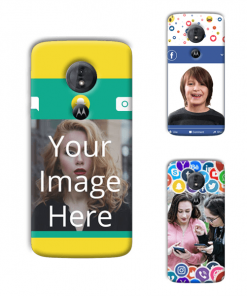 Social Media Design Custom Back Case for Motorola Moto G6 Play