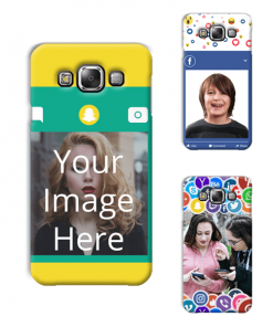 Social Media Design Custom Back Case for Samsung Galaxy E7