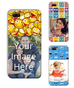 Emoji Design Custom Back Case for Oppo A3s