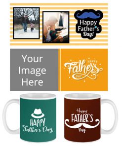 Father's Day Design Customized White Mug