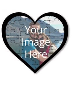 Customized Photo Printed Jigsaw Puzzle - Heart Shape