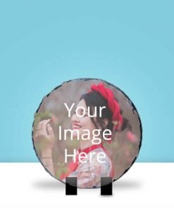 Customized Photo Printed Rock - Circle